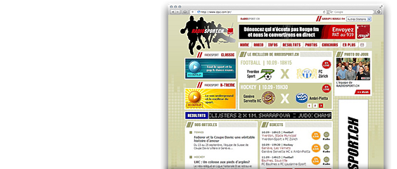 Website Radio Sport