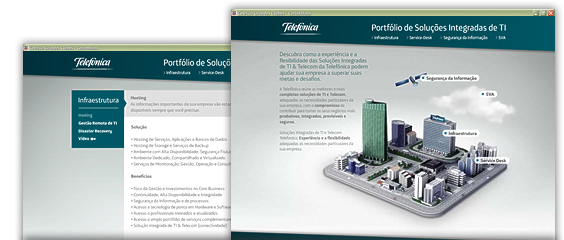 Portfólio de soluções Integradas de TI