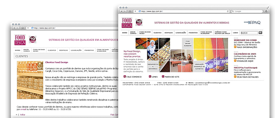Website Food Design